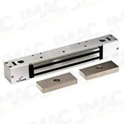 Dynalock 2268-20-DSM2-DYN2-RC2 Low Profile Electromagnetic Lock, 1200lbs, Double Outswinging Door, Double Coil, Satin Aluminum