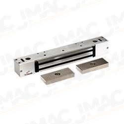Dynalock 2268-20-DYN2 Low Profile Electromagnetic Lock, 1200lbs, Double Outswinging Door, Double Coil, Satin Aluminum