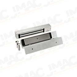 Dynalock 2280-TJ80-DSM-US10B Slim Line Holding Force Electromagnetic Lock, 1200lbs, Single Inswinging Door, Single Coil, Oil Rubbed Bronze