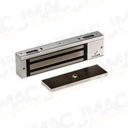 Dynalock 3002-LCB Electromagnetic Lock, 1500lbs, Double Outswinging Door, Double Coil, Satin Aluminum