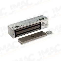 Dynalock 3121B2-ATS2-DSM2-DYN2-BOCA Delay Egress System Electromagnetic Lock, Double Outswinging Door, Double Coil, BOCA Code, Satin Aluminum