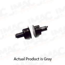 GRI 195-12-WG-G 3/4" Steel Door Recessed Switch Set, Gray, Wide Gap Up to 1", DPDT, Standard 12" Leads