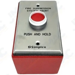 Simplex 2080-9068 4004R Surface Abort Switch