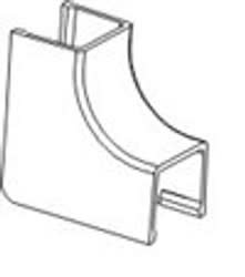 GRI E-Z-58-IC-W Inside Corner Raceways, White, Bag of 6