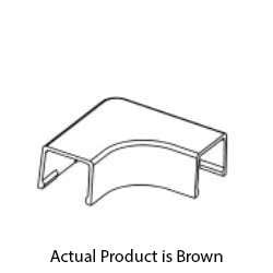 GRI E-Z-58-RA-B Right Angles, Brown, Bag of 6