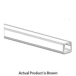 GRI E-Z-75-6-B 5/8" x 1-1/4" Raceway, 6' Length, Brown, Bag of 6