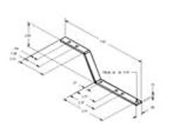 GRI S-9 Offset "Z" Mounting Bracket