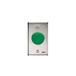 Rutherford 908GBMA9 Mushroom Push Button, Green Blank Button, Maintained Action