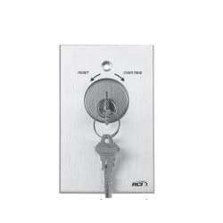 Rutherford 960-MOMO-40 Keyswitch, 2 Momentary Contacts, Brushed Anodized Dark Bronze