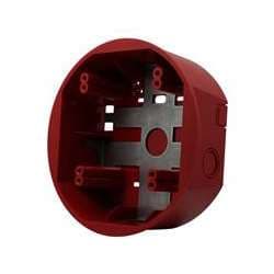 System Sensor SBBCR Back Box, Red, Surface Mount, Ceiling Installations