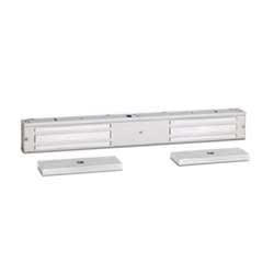 SDC 1582PB EMLock Electromagnetic Lock, Surface Mount, Double, 650lbs, Bright Chrome, Magnetic Bond Sensor