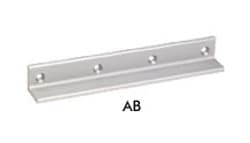 SDC AB13C Angle Bracket, 1-1/2" x 1-1/2" x 11", for 1581, Bright Brass