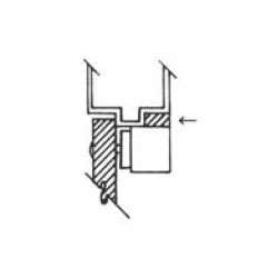 SDC FP02V Filler Plate, Single, 1/4" x 1-1/4" x 8-3/4", For 1581, Aluminum