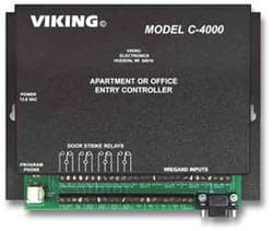 Viking C4000 Provides 4 Door Entry Points and Keyless Entry (or Optional Card Readers) for up to 250 Apartments or Offices
