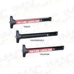 Detex FHV40 LD 628 99 48 Value Series Narrow Stile Rim Exit Device, Less Dogging, 99 Surface Strike, Fire Rated, 48 In. Device, Satin Aluminum Clear Anodized