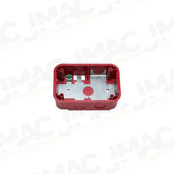 System Sensor SBBGRL Compact Footprint Wall Surface Mount Back Box, Red