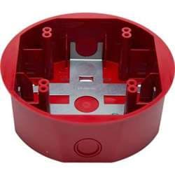 System Sensor SBBCRL Ceiling Surface Moiuntable Back Box, Red