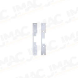 HES 1LB-2-605 Faceplate Kit, Bright Brass