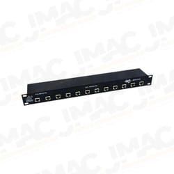 Ditek DTK-RM12ETHS 12-Channel Shielded Rack Mount Gigabit Ethernet Surge Protector