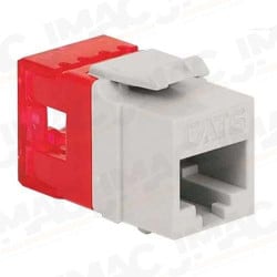 ICC Corp IC1078F6PR Cat6 RJ45 Keystone Jack for HD Style, Purple