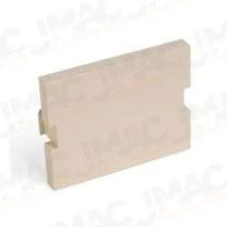 Leviton 41294-2BI Blank MOS Module, Ivory