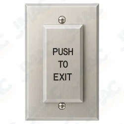 Dortronics W5286-P25 DPDT Momentary Push Plate Switch