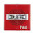 Cooper Wheelock E70H-24MCW-FR High Fidelity Speaker Strobe, Red, Wall Mount, FIRE Lettering