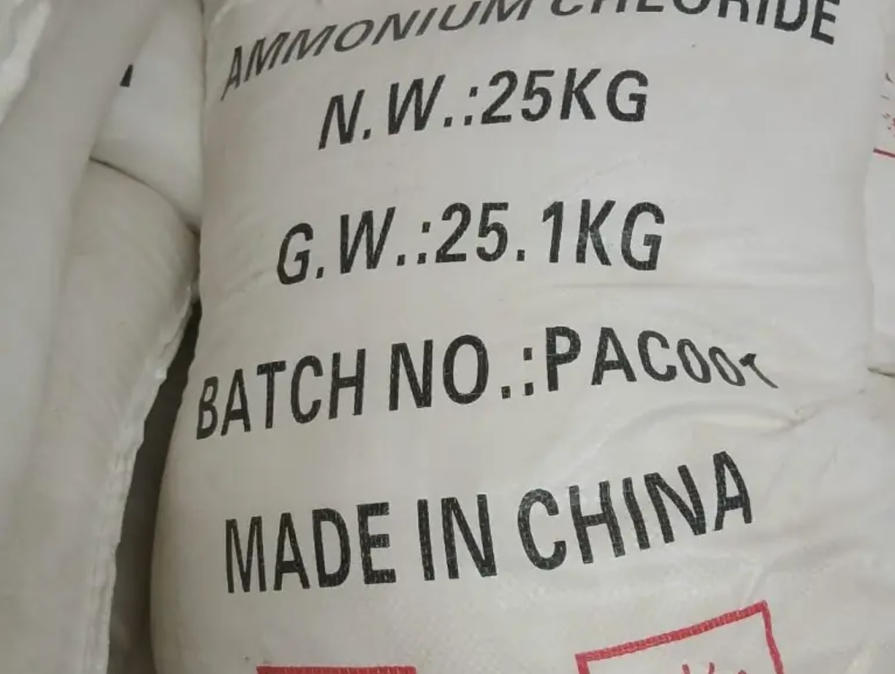White crystalline powder of Ammonium Chloride supplied by Zenco Systems Ltd