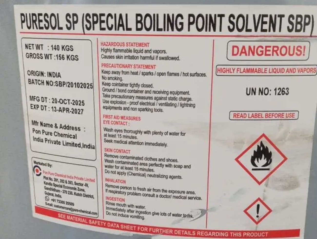 Special Boiling Point Solvent (SBP) Supplier in Kenya, Uganda, Tanzania and Rwanda industrial chemical supplied by Zenco Systems Ltd in undefined