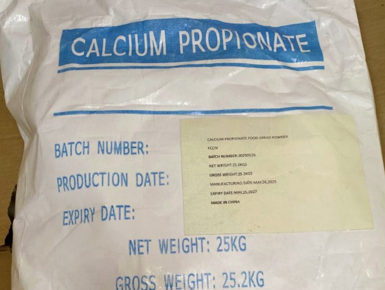 Calcium Propionate Supplier in Kenya, Uganda, Tanzania and Rwanda industrial chemical supplied by Zenco Systems Ltd in undefined