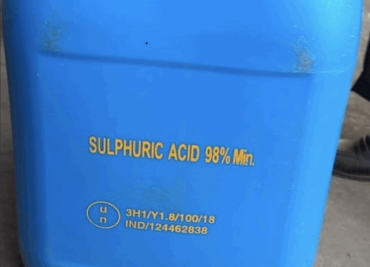 Sulphuric Acid industrial chemical supplied by Zenco Systems Ltd in Agricultural Chemicals