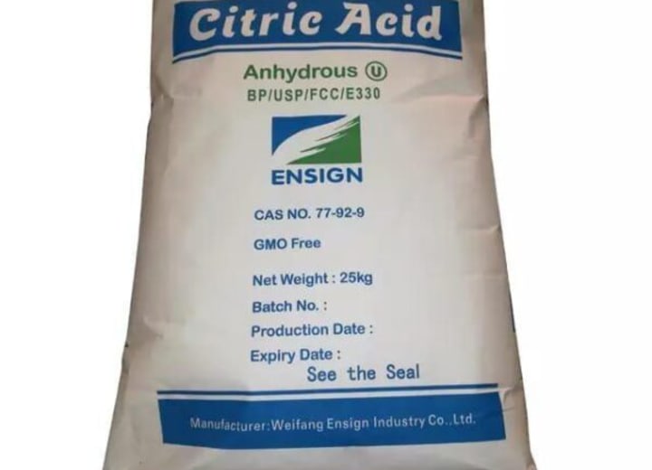 Citric Acid Supplier in Kenya, Uganda, Tanzania and Rwanda industrial chemical supplied by Zenco Systems Ltd in Solvents & Thinners