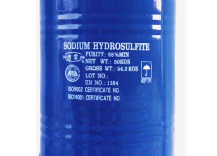 Sodium Hydrosulfite industrial chemical supplied by Zenco Systems Ltd in Water Treatment