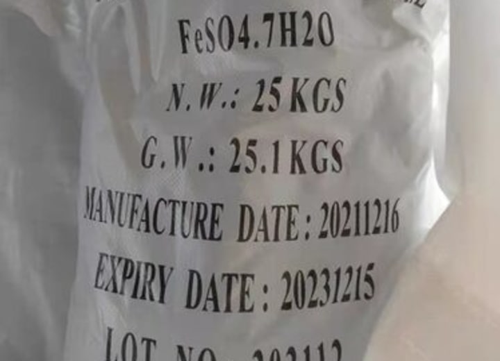 Ferrous Sulphate Heptahydrate industrial chemical supplied by Zenco Systems Ltd in Water Treatment