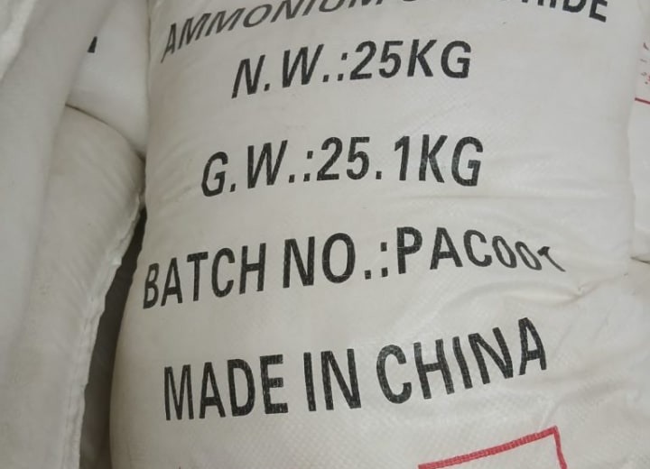 Ammonium Chloride industrial chemical supplied by Zenco Systems Ltd in Pharma & Cosmetics