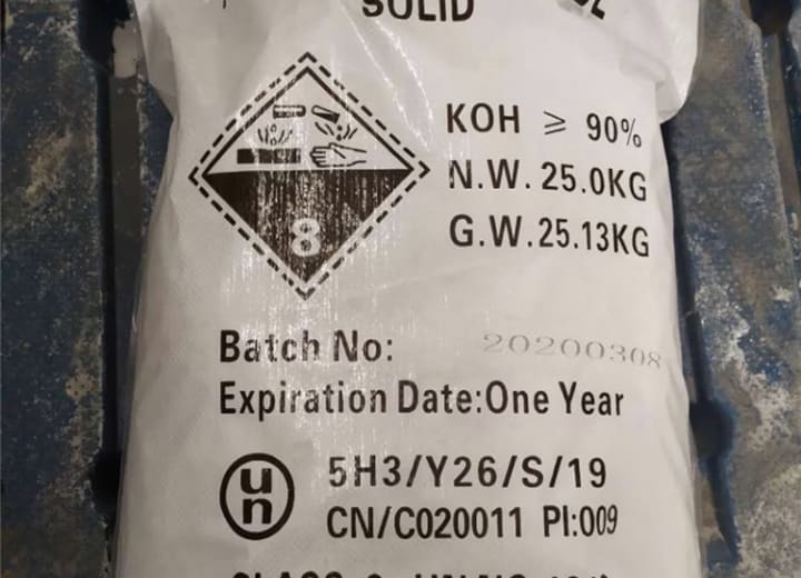 Potassium Hydroxide industrial chemical supplied by Zenco Systems Ltd in Detergents & soaps