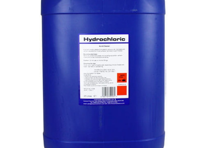 Hydrochloric Acid industrial chemical supplied by Zenco Systems Ltd in Water Treatment