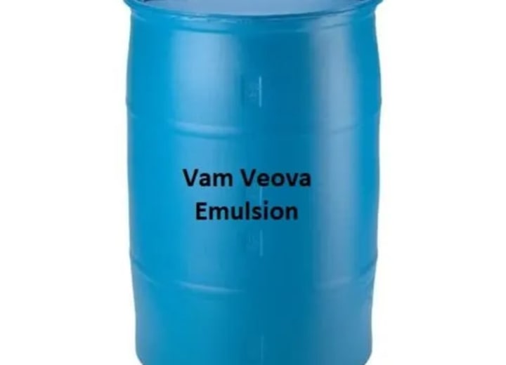 VAM VEOVA Emulsion industrial chemical supplied by Zenco Systems Ltd in Textile Treatment