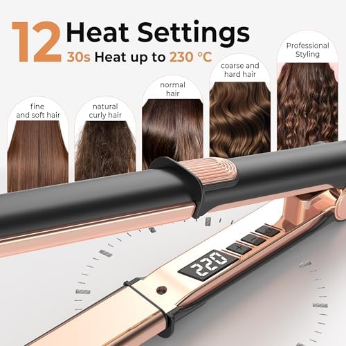 Vue 3 de Lisseur Boucleur Cheveux En