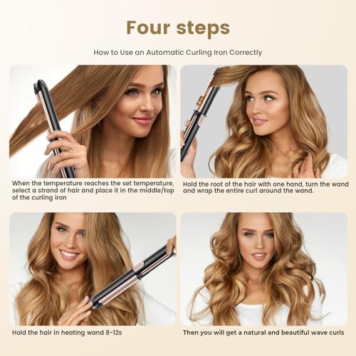 Vue 6 de Lisseur Boucleur Cheveux En