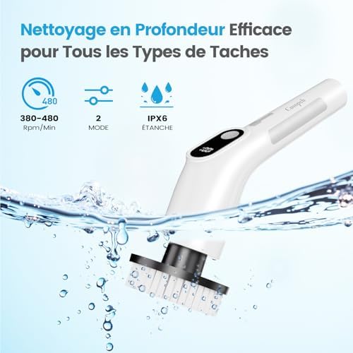 Vue 2 de Brosse Rotative Nettoyage Electrique
