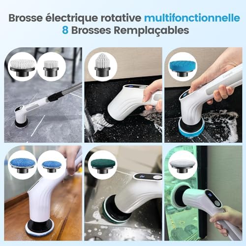Vue 5 de Brosse Rotative Nettoyage Electrique