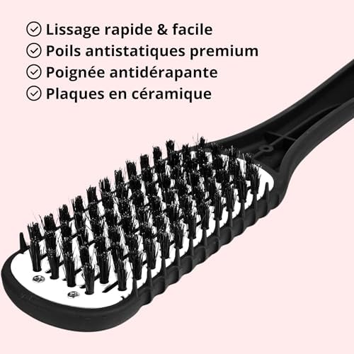 Vue 2 de Brosse Lissage Cheveux Brosse