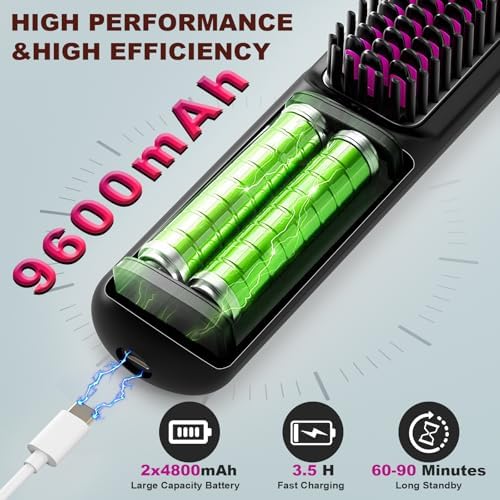 Vue 4 de Brosse Lissante Sans Fil