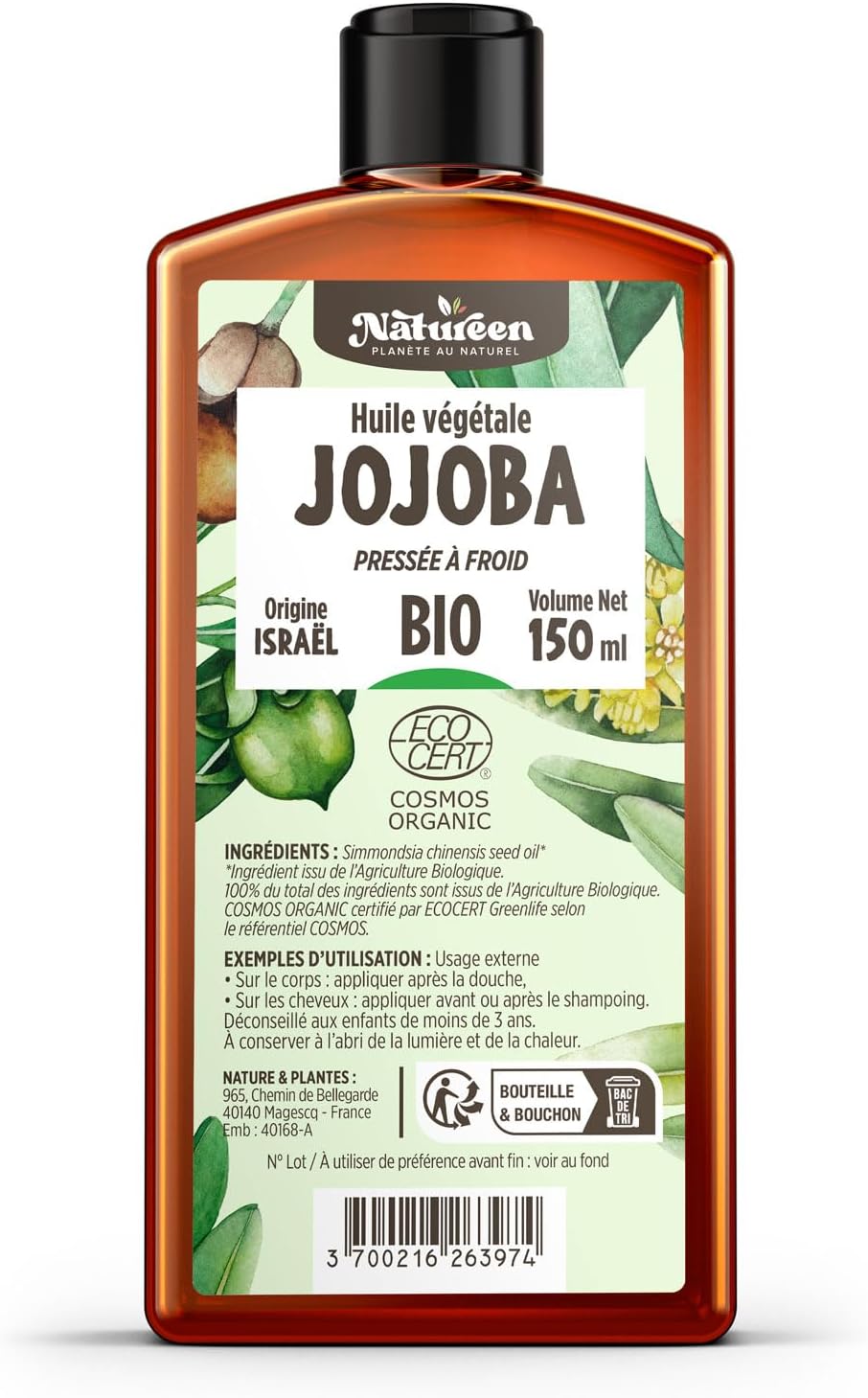 Huile De Jojoba Bio