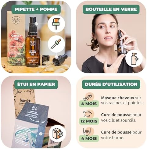 Vue 4 de Bionoble Huile De Ricin
