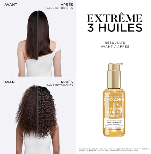 Vue 3 de Dessange Huile Cheveux Universelle