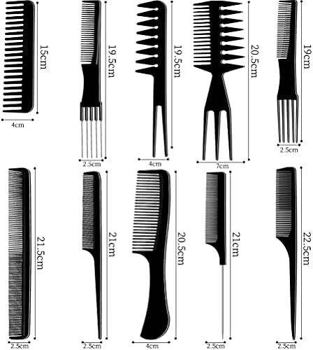 Vue 3 de Pieces Peigne Salon Coiffure