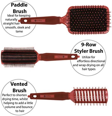Vue 5 de Brosse Cheveux Paddle
