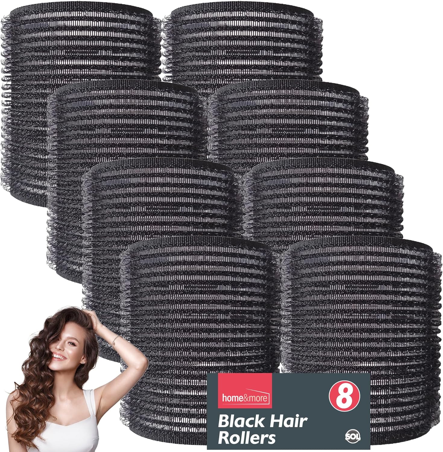 Lot De Bigoudis Noirs